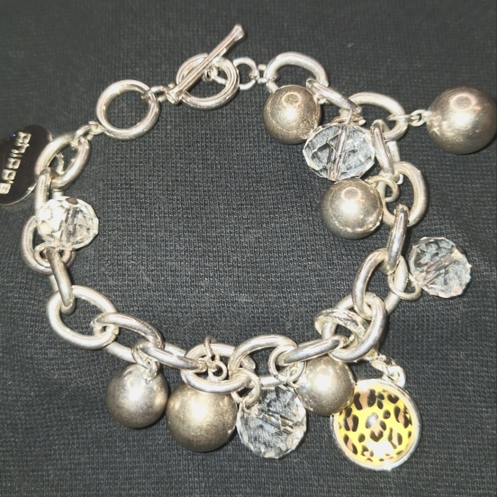 Chicos silver colored charm bracelet